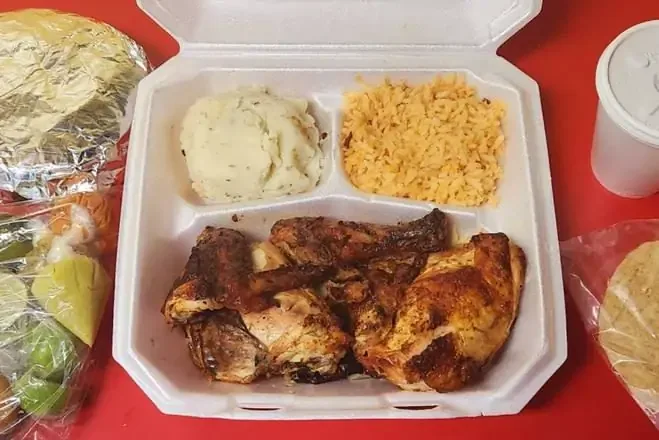 ½ charcoal-grilled chicken