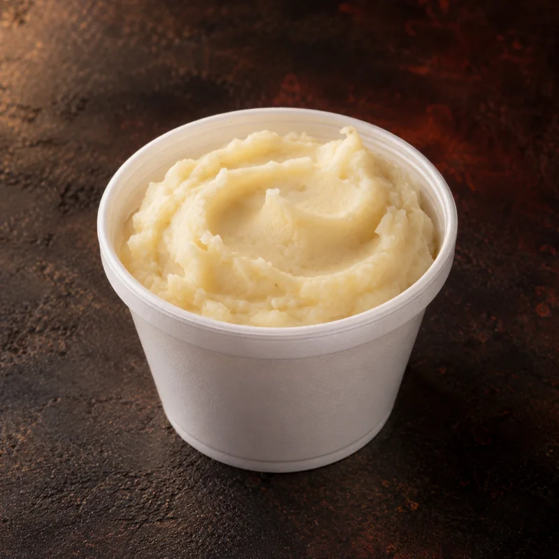 Mashed potatoes, 8 oz portion